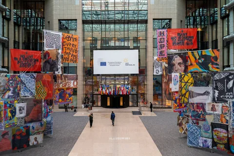 Commotion — Walls work, 2021, Brussels, Belgium