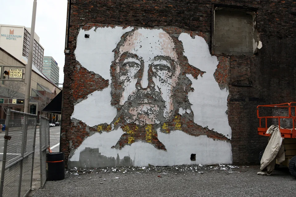 Vhils – Artist Residency — Paredes, 2011, Covington, Estados Unidos