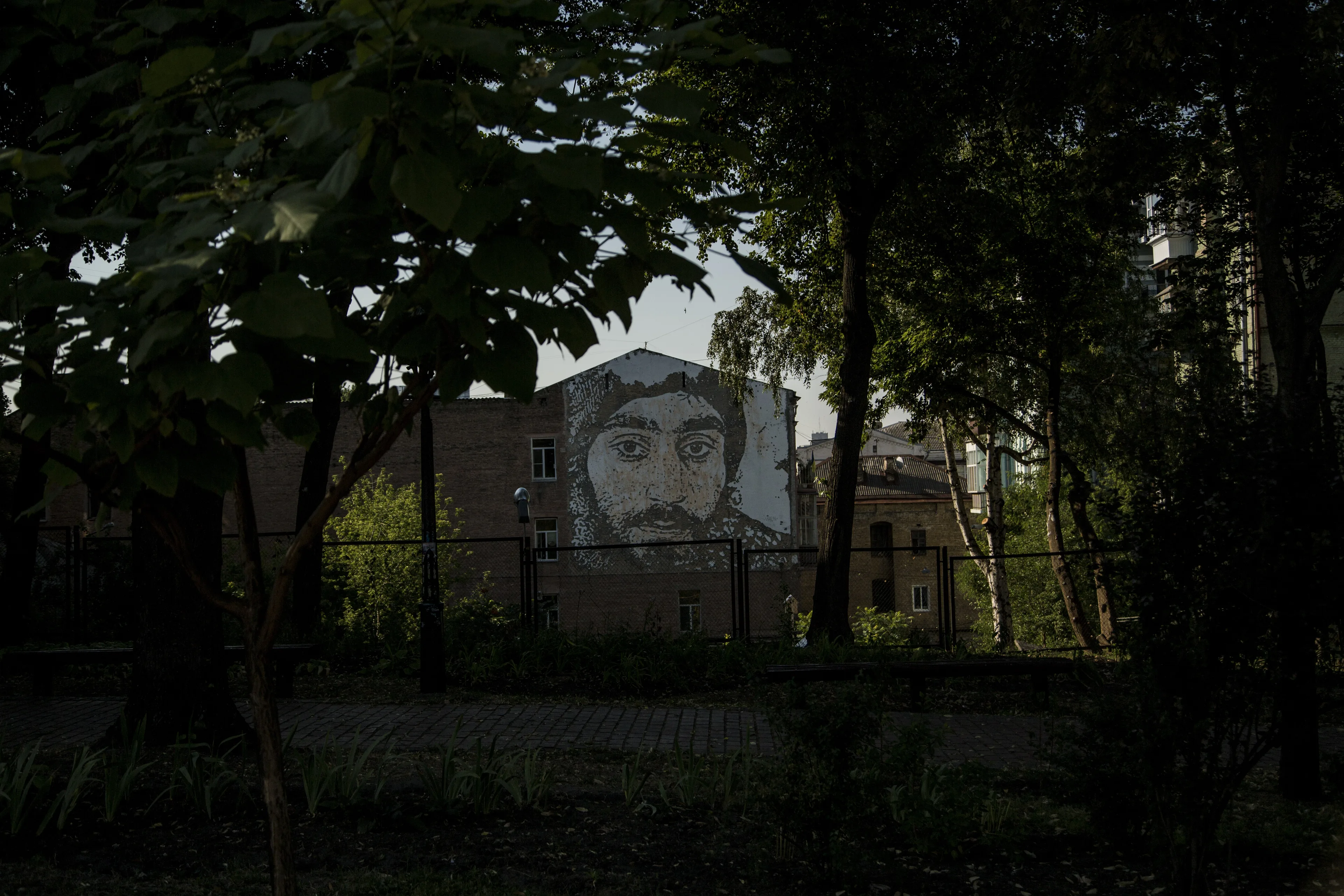 Serhiy Nihoyan Memorial — Walls work, 2015, Kyiv, Ukraine