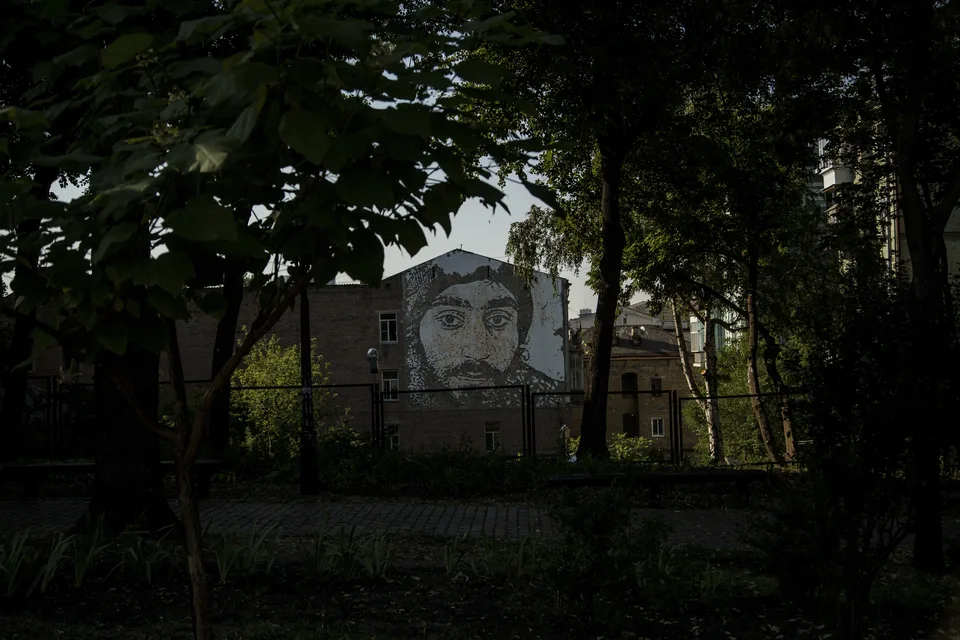 Serhiy Nihoyan Memorial — Walls work, 2015, Kyiv, Ukraine