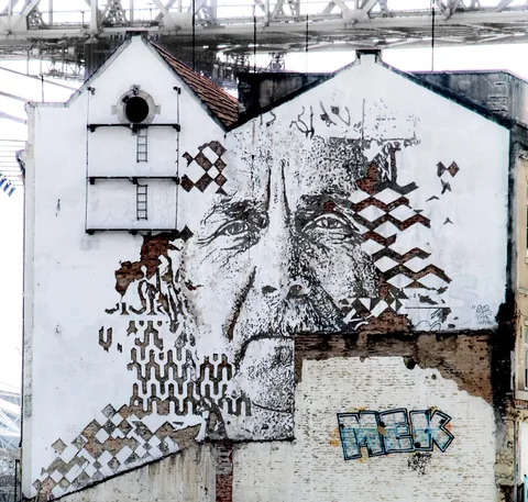 Alcântara — Av. da Índia — Walls work, 2014, Lisbon, Portugal