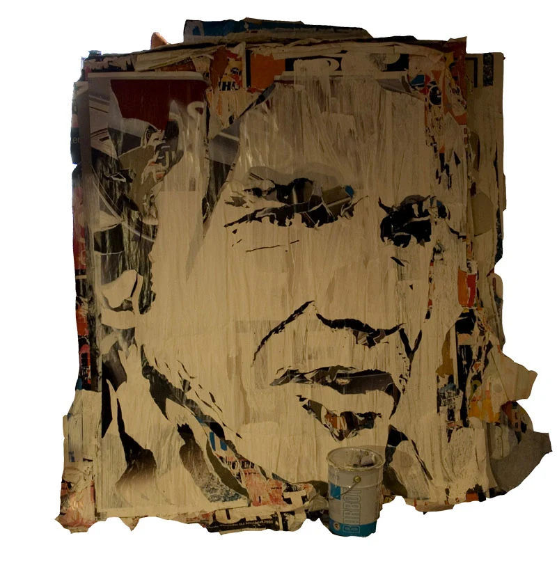Empty Faces (Old Man Portrait, 2007) — Billboards work, 2007, Portugal