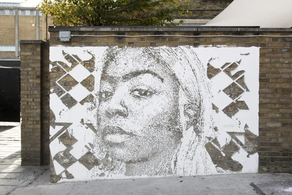 Portrait of Siobhan Bell — Walls work, 2018, London, United Kingdom