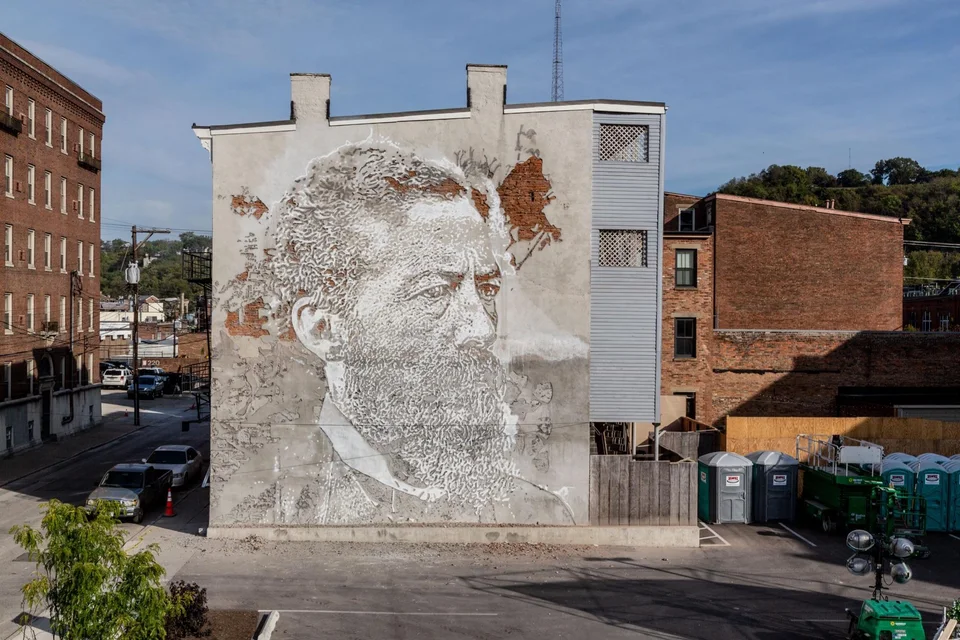 John Mercer Langston — BLINK — Walls work, 2019, Cincinnati, United States