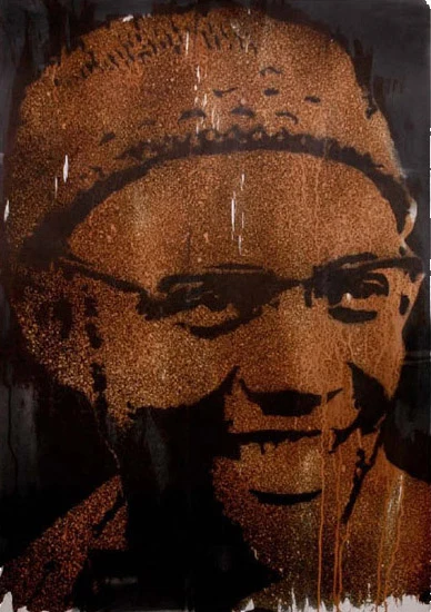 Amílcar Cabral (Bleach and Acid on Paper) — Paper work, 2006