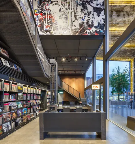 Hyundai Card Music Library — Walls work, 2015, Seoul, South Korea