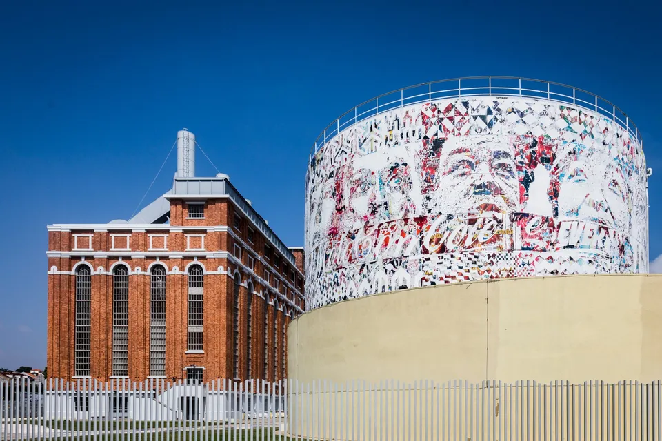 Depósito de Água EDP — Walls work, 2014, Lisbon, Portugal