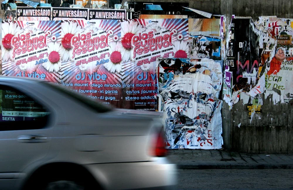 Empty Faces (Street Intervention, c. 2007–08) — Walls work, 2007, Portugal