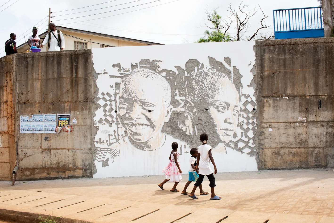 We Yone Child Foundation, Freetown — Walls work, 2018, Freetown, Sierra Leone