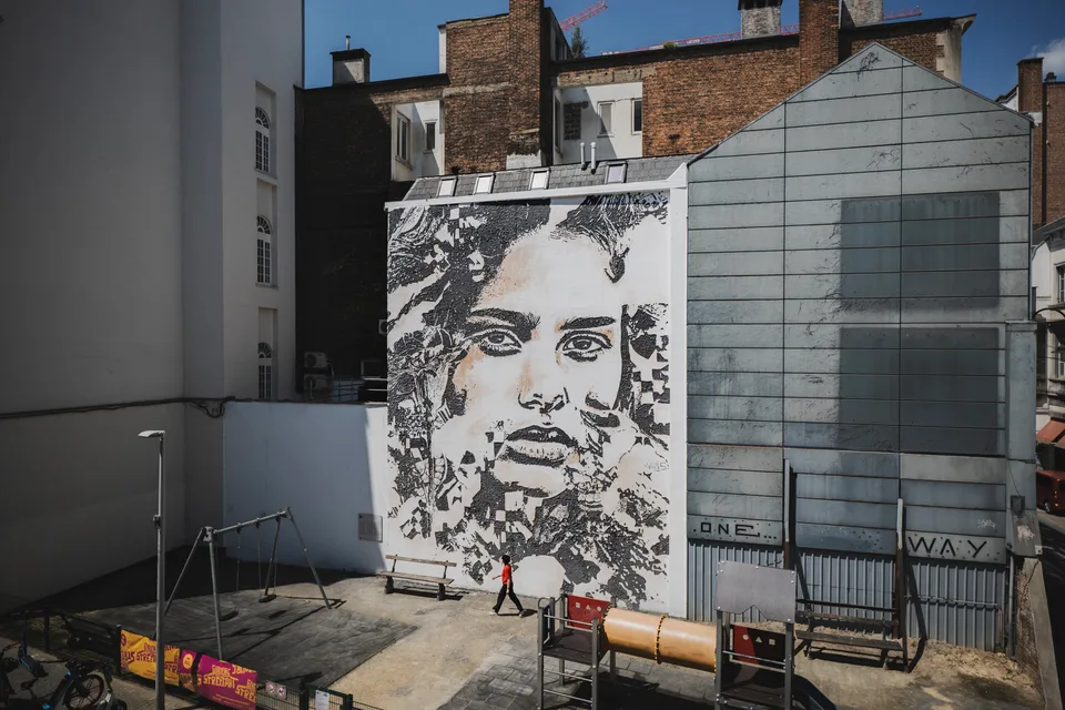 Scratching the Surface — Walls work, 2024, Brussels, Belgium