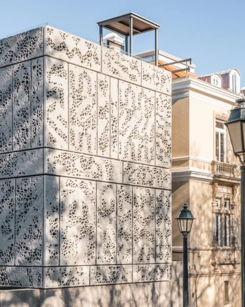 Carved Concrete Facade (Cascais) — Walls work, 2023