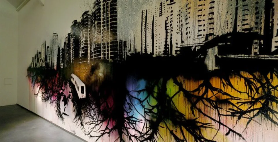 Building (3 Steps, with Miguel Maurício) — Walls work, 2006