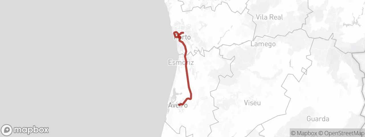 Route map: Norte de Portugal — Carved North Drive